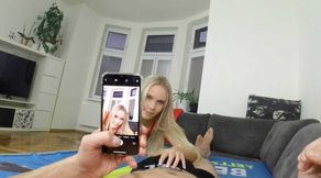 Innocent looking blonde gets POV treatment