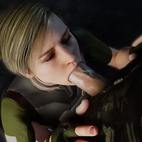 Cassie Cage mk11 Blowjob