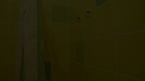 Masturbation in shower