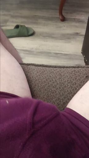 Me stroking my cock