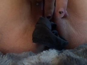 Panty Stuffing and Clit Rubbing Orgasm