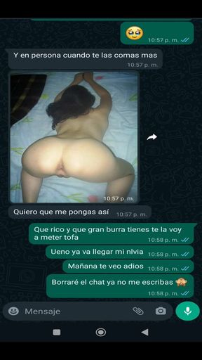 Vero's Whore, My Girlfriend's Friend, Sends Me a Message