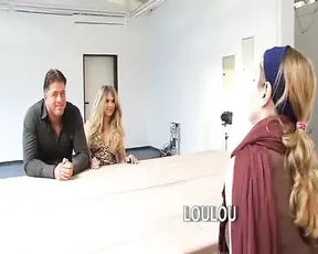 Granny takes it hard from behind while Asian teen