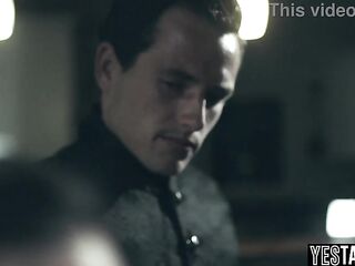 Virgin petite teen gets soaked vagina pounded hardcore by a large schlong officer