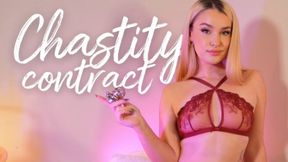 CHASTITY CONTRACT- 30 Day Orgasm Denial