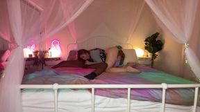 Lena Paul gets fucked by a lucky guy named Troy right in front of her boyfriend.