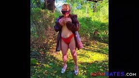 Big-Titted Leather-Clad MILF Shows Off Her Assets