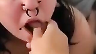 Gothic bimbos Loves Sucking Off Dick