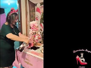 I watch my neighbour alone at her party, and I make her blow out my candle to crave her a cheerful birthday.