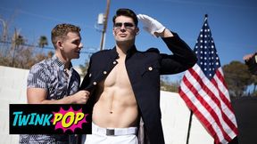 TWINKPOP - Fap Waters Begins Deepthroating Marine Malik Delgaty As He Greets And Remains Still
