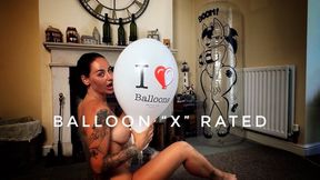 FGX01: Naughty Naked blow to pop balloon rub