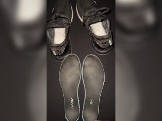 Cumshot on my friends worn nike shoes