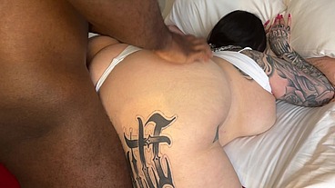 Maddison black gets chained up and dominated by daddy bbc