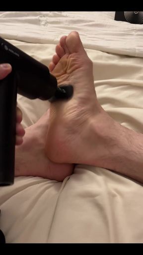 My feet needed a damn good rub