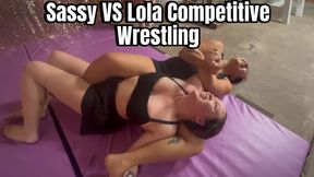 Sassy Savage VS Lola Competitive Wrestling