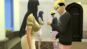 Dirty Naruto's stepmom craves teenage boy's raw cock&#x1F346;, missionary, doggy style, and DP