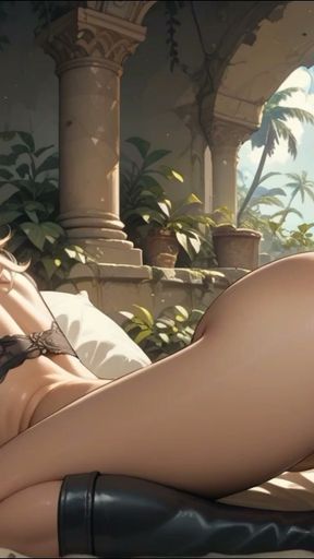 Sexy Lola on the desert island - sexfox   Clip 2