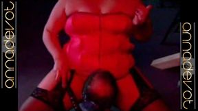 Retro Femdom Session with Anna and House Slaves