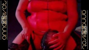 Retro Femdom Session with Anna and House Slaves