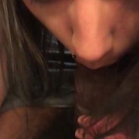 Tattooed emo girl takes my cock deep down her throat!