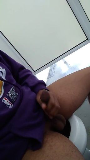 Masturbation in a Naturgy Bathroom