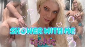 Shower With Your Hot Bimbo Trans Girlfriend Masturbation Solo Roleplay