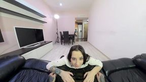 Brunette Whore's Rapid Boink and Ruthless Masturbation Session