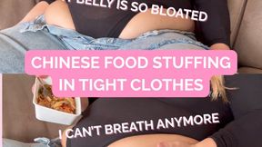 Chinese Feast & Button Popping: My 52EU Tight Clothes Clothes & Jeans vs Big Belly
