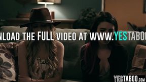 Big tits sly MILF therapist has a lesbian threesome with patients