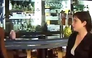 Gangbang in bar