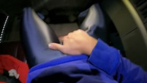 I Cum in Supertight Leggings on the Bus Getting Back From Training