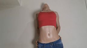 intense breathing and some stretching