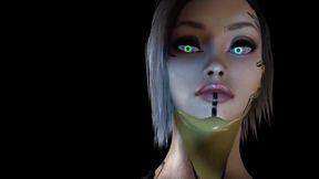 Cyborg Futa takes from behind another Cyborg Futa