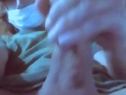 Dirty Guy while Wanking his Big Dick until Loud Moaning Orgasm - 4k