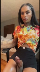 Ebony Shemale Cumshot Compilation