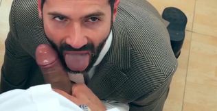 Office fuck with Latino men who enjoy rimming and more