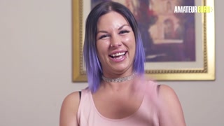 French Newbie Hardcore Fuck with Big Cock - AMATEUR EURO