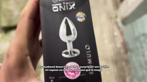 Don&#039;t take it out! Put it in daddy! I love it ah ah! Keep going, Daddy! Give me milk! 💦 Anal toy with my stepbrother