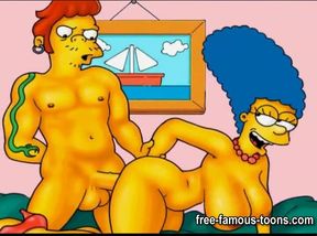 Marge Simpson real wife cheating