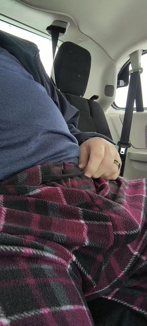 Wanking in my MiniVan