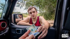 POV ~ Straight Hitchhiker Marcus Rivers Gets Fucked Hard - Str8 Chaser