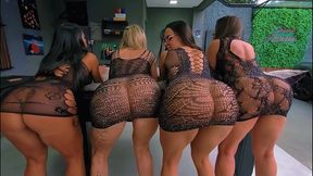 orgia com a galera da academia na mesa de sinuca