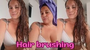 Brushing my hair is going to drive you crazy…