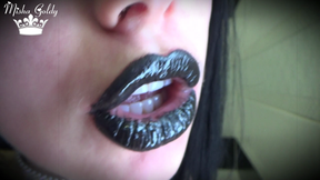 Glossy Black Lips