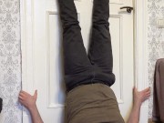 Upside down pee on my clothes