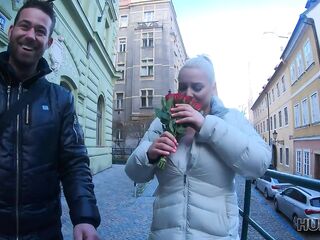 HUNT4K. Hunter Receives Outstanding Titjob and Fucks Vagina for Money