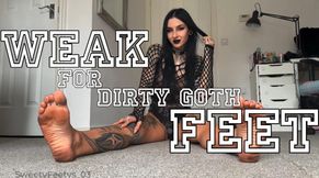 WEAK for Dirty Goth FEET