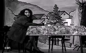 Retro enema black and white.