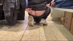 Public Buttcrack and Thong