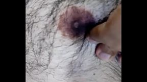 Indian bottom with hairy chest and nipples